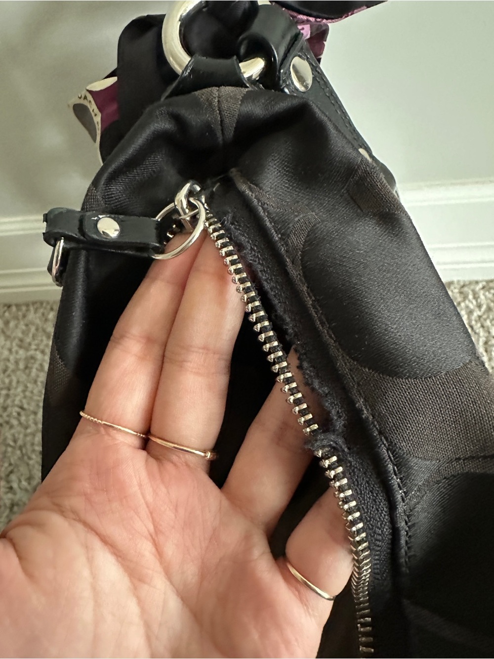 Vintage Coach Carly shoulder bag - Picture 6 of 7